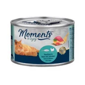 Mokra karma dla kotów - MOMENTS Adult Tuńczyk, kurczak i szynka 12x140 g - miniaturka - grafika 1