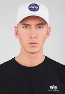 Czapki męskie - ALPHA INDUSTRIES NASA Czapka męska, Biały (White - 09), Talla única - miniaturka - grafika 1