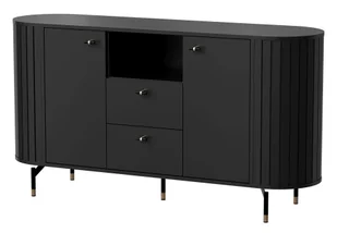 Komoda Zante 2D3S Za2 Czarny Mat - Komody - miniaturka - grafika 1