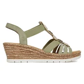 Sandały damskie - Sandały Rieker 619B2-52 - miniaturka - grafika 1