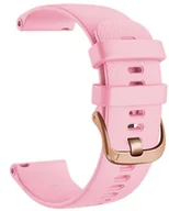 Akcesoria do smartwatchy - Opaska Pasek Bransoleta Softband Garmin Garmin Venu 2S / Vivoactive 4S 18Mm Pudrowa - miniaturka - grafika 1