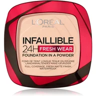 Podkłady do twarzy - Loreal Paris Paris Infaillible Fresh Wear 24h podkład w pudrze odcień 180 Rose Sand 9 g - miniaturka - grafika 1
