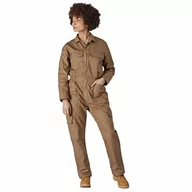 Spodnie damskie - VF Dickies UK Damskie spodnie ogrodniczki w stylu khaki, L - miniaturka - grafika 1