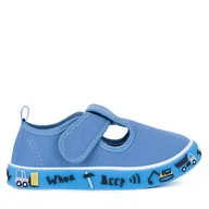 Buty dla chłopców - Kapcie Action Boy CF2500-3(CH) Niebieski - miniaturka - grafika 1