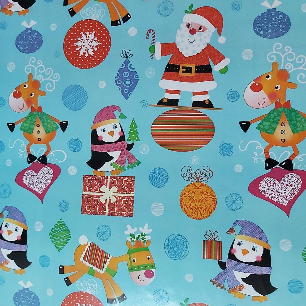 Fastima Papier świąt dziecięcy renifery 57cmx25m 20m82