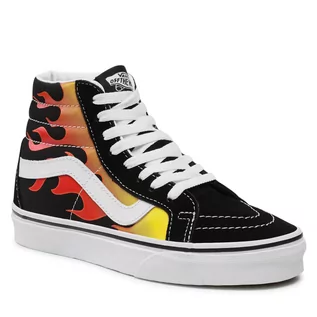 Baleriny - Sneakersy VANS - Sk8-Hi Reissue VN0A2XSBPHN1  (Flame) Black/Black/Tr Wht - grafika 1