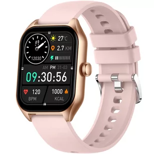Rubicon RNCF03 Różowy - Smartwatch - miniaturka - grafika 1