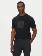 Koszulki męskie - BOSS T-Shirt Logo 50538096 Granatowy Regular Fit - miniaturka - grafika 1