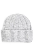 Czapki damskie - Tommy Hilfiger - Czapka damska z domieszką alpaki, szary - miniaturka - grafika 1