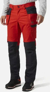 Helly Hansen Pants Manchester Work Pant, red C60 - Odzież robocza - miniaturka - grafika 1