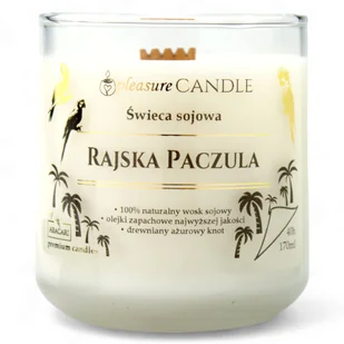 RAJSKA PACZULA - Sojowa świeca zapachowa pleasureCANDLE - Świece - miniaturka - grafika 1