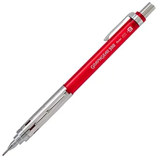 Pentel GraphGear 300 pióro mechaniczne, pudełko z 12 długopisami, czerwone (0,9 mm) - Długopisy - miniaturka - grafika 1