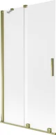 Parawany nawannowe - Mexen Velar parawan nawannowy 2-skrzydłowy rozsuwany 100 x 150 cm, szron, złoty - 896-100-000-31-50 - miniaturka - grafika 1