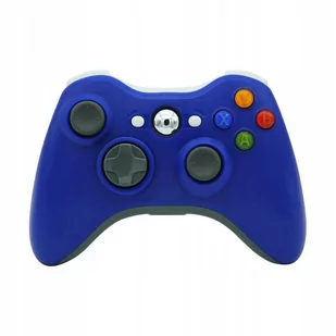 Pad Bezprzewodowy Xbox 360 Blue Z Wibracjami Z Odbiornikiem - Kontrolery do Xbox - miniaturka - grafika 1