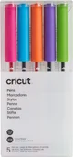 Długopisy - Długopis 3D Cricut Cricut Brights - Kugelschreiber - Blau, Orange, Violett, rosa, hellgrün - 0.3 mm - extrafein Packung mit 5 2007645 - miniaturka - grafika 1