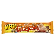 Inne słodycze - GRZEŚKI GRZEŚKI MEGA TOFFI WAFEL PRZEKŁADANY KREMEM O SMAKU TOFFI W CZEKOLADZIE MLECZNEJ 48 G Zakupy dla domu i biura! 80085673 - miniaturka - grafika 1