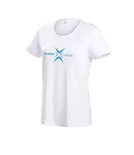 Black Crevice Black Crevice Damski T-shirt Function, white2, 38 BCR281723-W2-38 - Koszulki i topy damskie - miniaturka - grafika 1