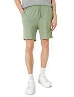 Spodenki damskie - Koton Męskie szorty basic bermudy ze sznurkiem ściągającym z kieszeniami, krój slim fit, Zielony (786), XS - miniaturka - grafika 1
