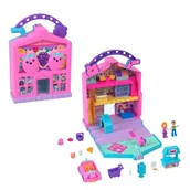 Lalki dla dziewczynek - Polly Pocket, Pollyville, Targ Farmerski, zestaw do zabawy z 2 laleczkami i akcesoriami - miniaturka - grafika 1