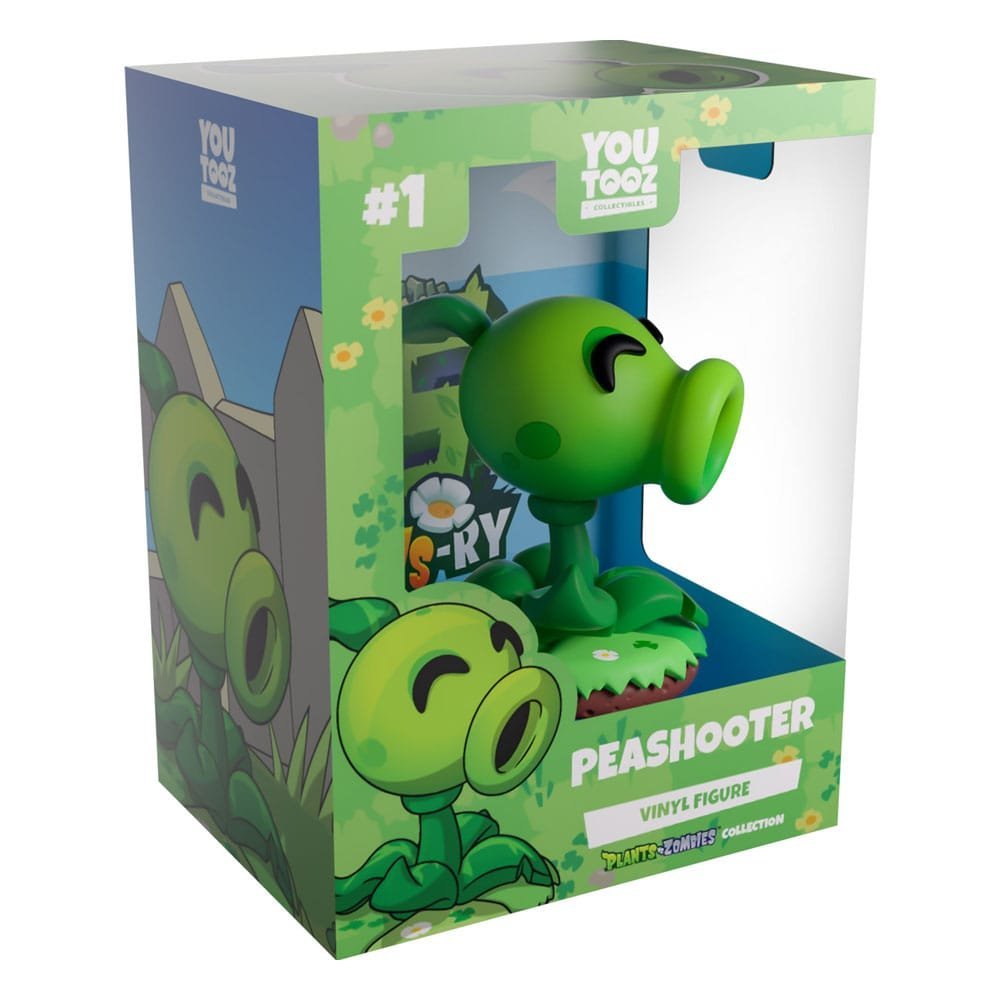 plants vs. zombies vinyl figurka peashooter 9 cm youtooz