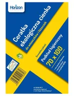 Inne akcesoria do pielęgnacji dzieci - Horizon Ceratka higieniczna cienka 70x100 Ekologiczna - miniaturka - grafika 1