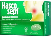 Przeziębienie i grypa - Hasco Hascosept o smaku miętowym 24 pastylki do ssania 3677323 - miniaturka - grafika 1