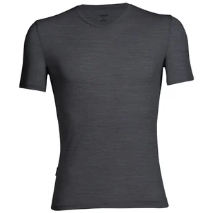 Koszulka męska Icebreaker Mens Anatomica SS V Rozmiar: XL / Kolor: czarny - Koszulki sportowe męskie - miniaturka - grafika 1