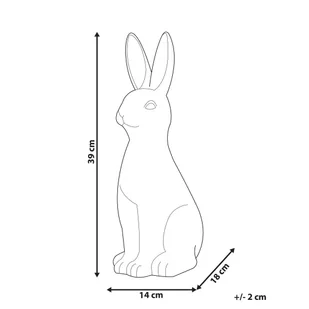 Lumarko Figurka Królik Biała Paimpol - Figurki dekoracyjne - miniaturka - grafika 9