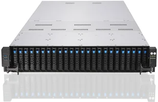 ASUS Rack 2U RS720A-E11-RS24U/10G/1.6KW/24NVMe/OCP AMD MILAN 2x LGA4094 SP3 280W 32xDDR43200/2933 24x2.5" SATA/SAS/24xNVMe In - Serwery - miniaturka - grafika 1