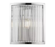 Lampy ścienne - Zuma Line W0528-01A-B5AC - Kinkiet SERGIO 1xE14/60W/230V srebrny - miniaturka - grafika 1