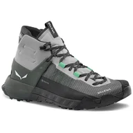 Buty trekkingowe męskie - Męskie buty turystyczne Salewa Wildfire Nxt Mid Gtx M Rozmiar butów (UE): 45 / Kolor: szary/zielony - miniaturka - grafika 1
