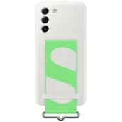 Etui i futerały do telefonów - Samsung Galaxy S21 FE Silicone Cover - White EF-GG990TWEGWW - miniaturka - grafika 1