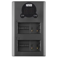 Ładowarki do aparatów dedykowane - Newell Ładowarka do aparatu Ładowarka dwukanałowa DL-USB-C do akumulatorów DMW-BLC12 NL2113 - miniaturka - grafika 1