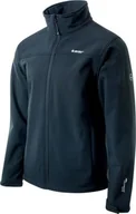 Kurtki męskie - Męska Kurtka Przejściowa Softshell Hi-tec Lingen Membrana 8000 Czarna r XXL - miniaturka - grafika 1