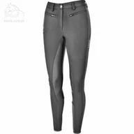 Bryczesy - Pikeur Bryczesy damskie CALIPPA GRIP steel grey - miniaturka - grafika 1