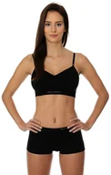 Bielizna sportowa damska - Brubeck Biustonosz Comfort Cotton czarny r. 80B BR00012A - miniaturka - grafika 1
