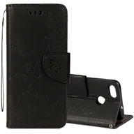 Portfele - Dla Huawei P9 Lite Mini Vintage Wytłaczany kwiatowy wzór motyla Poziome skórzane etui z klapką z miejscem na kartę i uchwytem oraz portfelem i smyc... - miniaturka - grafika 1