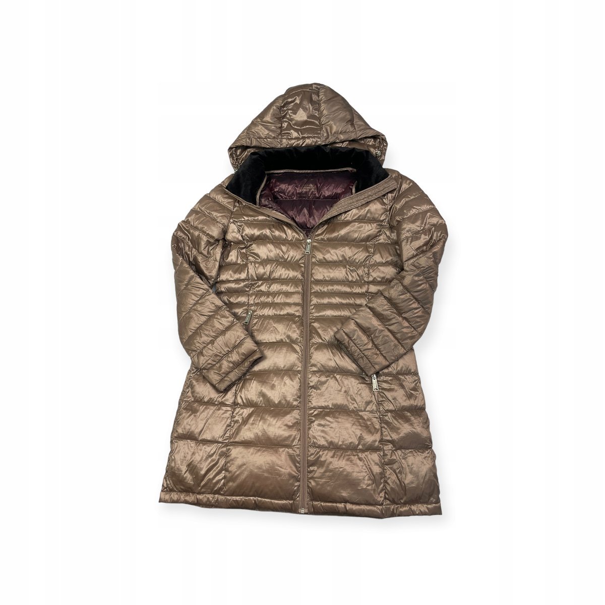 Wiosenno jesienny płaszcz damski z kapturem Adrew Marc M