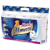 Papier toaletowy - Almusso Maxi Papier Toaletowy Premium z Efektem Bawełny 6 Rolek - miniaturka - grafika 1