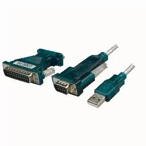 Logilink Adapter USB 2.0 do serial 9+25 pin z kablem 1,2m, WINDOWS 8 UA0042A - Adaptery i przejściówki - miniaturka - grafika 2