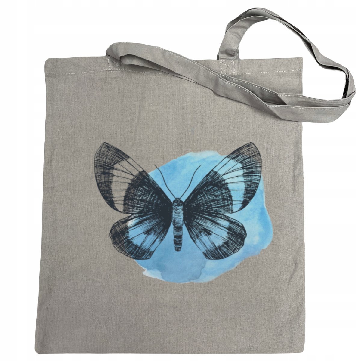 Torba na zakupy fajny nadruk Motyl Motylek