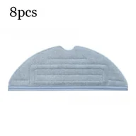 Akcesoria do robotów sprzątających - Zestaw 8 akcesoriów do mopa kompatybilnych z Roborock S7 G10 T7 T7Plus – niebieski, ultrachłonna ściereczka z mikrofibry 30 x 11,5 cm - miniaturka - grafika 1