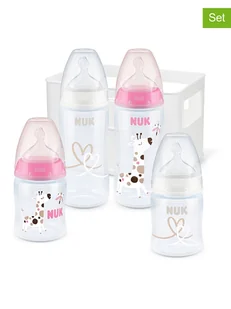 NUK 5-częściowy zestaw "First Choice+ Starter - Girl" - Butelki dla niemowląt - miniaturka - grafika 1