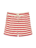 Spodenki damskie - Vero Moda Szorty w kolorze kremowo-czerwonym - miniaturka - grafika 1
