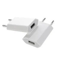 Części i akcesoria do laptopów - Ładowarka Sieciowa Zasilacz USB 5W 1A iPhone / iPod / Apple Watch (White) - miniaturka - grafika 1