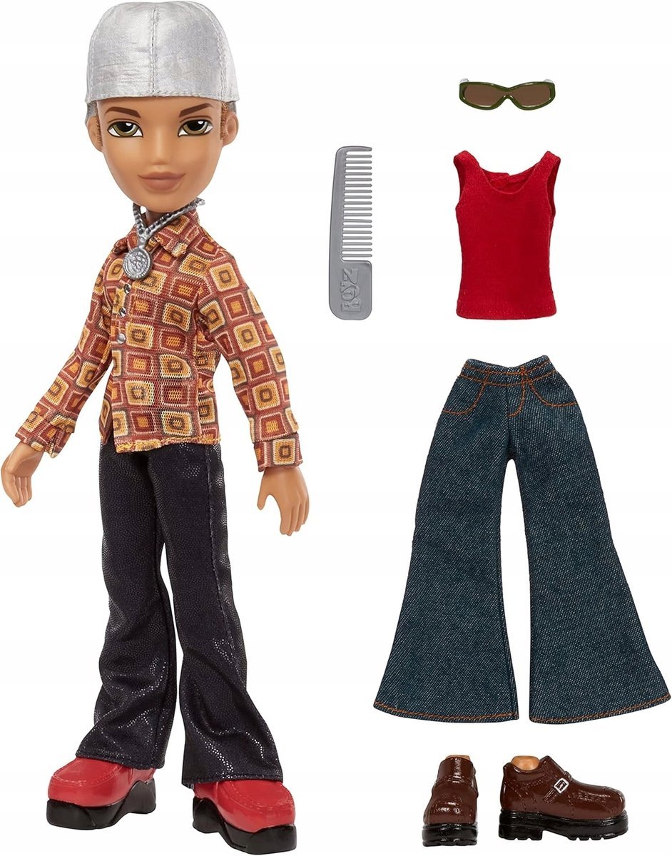 Bratz Dylan Lalka Modowa + Akcesoria Lalki Laleczka Dla Dzieci Prezent