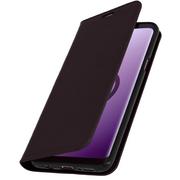 Etui i futerały do telefonów - Etui Folio Prawdziwa Skóra Samsung Galaxy S9 Plus z miejscem na kartę Podstawka wideo Brązowe - miniaturka - grafika 1