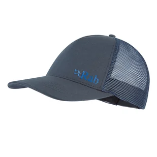 Czapka z daszkiem Rab Trucker Logo Cap tempest blue - ONE SIZE - Czapki męskie - miniaturka - grafika 1