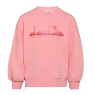 Bluzy dla dziewczynek - Bluza dziewczęca DIADORA JG.SWEATSHIRT CREW 5PALLE - miniaturka - grafika 1
