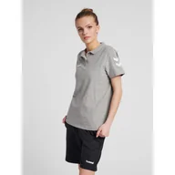 Tenis ziemny - Koszulka tenisowa polo damska Hummel Go Cotton Polo Woman - miniaturka - grafika 1